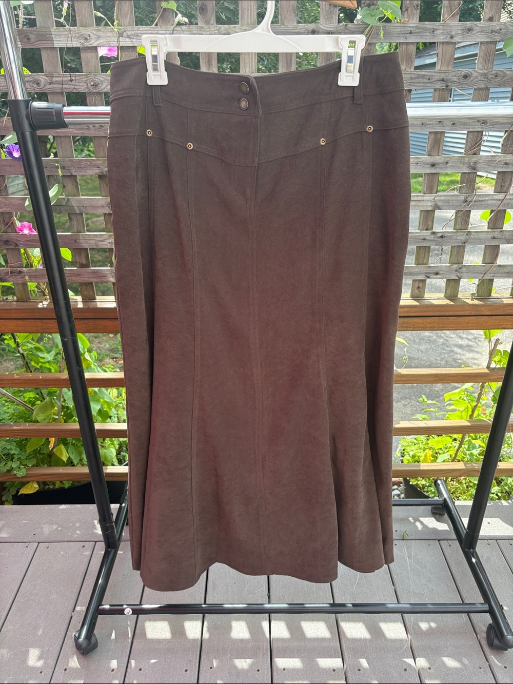 Larry Levine Yoke Skirt